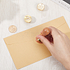 CRASPIRE 3 Styles Graduation Theme Golden Tone Brass Wax Seal Stamp Head AJEW-CP0007-50A-04-3