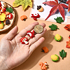 60Pcs 10 Styles Opaque Resin Decoden Cabochons RESI-SC0006-36-4