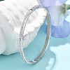 304 Stainless Steel Rhinestone Bangles for Women BJEW-Z092-12P-3