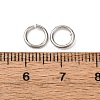 Tarnish Resistant 304 Stainless Steel Open Jump Rings STAS-N015-10-7x1mm-3