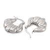304 Stainless Steel Hoop Earrings EJEW-K259-07P-2