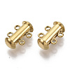 201 Stainless Steel Slide Lock Clasps X-STAS-S079-157G-1
