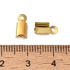 Ion Plating(IP) 304 Stainless Steel Folding Crimp Cord Ends X-FIND-Q118-01G-03-3
