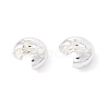 Brass Crimp Beads Covers KK-P219-05A-S-1