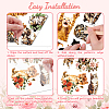 3 Sheets 3 Styles PVC Waterproof Decorative Stickers DIY-WH0404-069-3