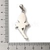 Non-Tarnish 316L Surgical Stainless Steel Pendants STAS-H194-03P-02-3