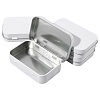 4Pcs Iron Jewelry Storage Boxes with Hinged Lid CON-SP0001-20D-1