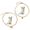 304 Stainless Steel Pendant Necklaces for Pet NJEW-DR00003-1