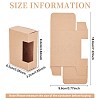 Kraft Paper Box CON-WH0073-44-2