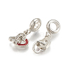 Alloy European Dangle Charms MPDL-S066-055-2