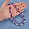 Glass Seed Beaded Necklaces Set NJEW-SW00006-05-2