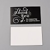 Thank You Theme Paper Card DIY-WH0246-71B-1