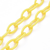Personalized ABS Plastic Cable Chain Necklaces NJEW-JN03254-04-3