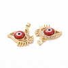 Brass Micro Pave Cubic Zirconia Pendants ZIRC-F136-09G-09-3