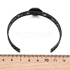 304 Stainless Steel Blank Cuff Bangle Bases with Flat Round Tray SA-CBA82C8-04A-EB-3