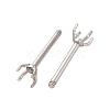 304 Stainless Steel Stud Earring Findings STAS-B091-02A-02P-2