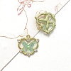 Butterfly Golden Alloy Pendants PW-WGA9A20-12-1