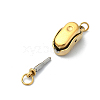 Ion Plating(IP) 304 Stainless Steel Box Clasps STAS-Z066-05G-02-2