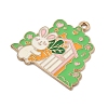 Animal Forest Theme Zinc Alloy Enamel Pendants FIND-Z065-01H-2