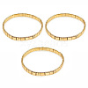 Vintage Bohemian Glass Tila Beaded Stretch Tile Bracelet Sets LR1925-1-2