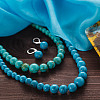 GOMAKERER 6 Styles Synthetic Turquoise Beads Strands Sets TURQ-GO0001-01-7