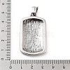 Retro 304 Stainless Steel Pendants STAS-I205-23AS-B-3