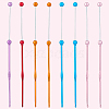 8Pcs 5 Colors DIY Alloy Beadable Crochet Hooks AJEW-CP0006-89-7