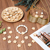 100Pcs Unfinished Maple Wood Beads WOOD-PA0001-66-4