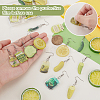 14 Pairs Vegetables Acrylic Dangle Earrings EJEW-GA00006-3