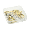 8 Styles Tibetan Style Alloy Toggle Clasps FIND-FS0002-43-6