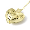 Heart Loose Tea Infuser AJEW-G045-01G-3