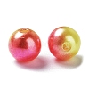 Rainbow ABS Plastic Imitation Pearl Beads OACR-Q174-12mm-17-2