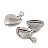 316 Stainless Steel Locket Pendants STAS-K321-12A-P-2