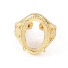 Long-Lasting Plated Brass Solitaire Ring Settings KK-D160-03G-B-1-2