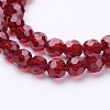 Glass Beads Strands LS-EGLA-J042-6mm-20-2