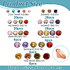 104Pcs Cubic Zirconia Cabochons ZIRC-PH0001-51-2