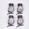 Natural Rose Quartz Brooches/Pendants G-S353-05I-1