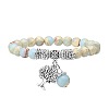 8mm Natural Aqua Terra Jasper Stretch Bracelets ME8493-11-1