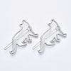 Alloy Hollow Geometric Hair Pin PHAR-N005-016P-1