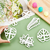 SUPERDANT 6Pcs 6 Style PP Plastic Cookie Cutters BAKE-SD0001-02-3