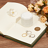 Velvet Cover Plastic Couple Ring Box VBOX-WH20001-02A-3