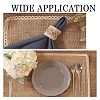 Braided Jute and Lace Non-Slip Insulation Pad LS-AJEW-WH0066-01-6