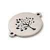 Tarnish Resistant 304 Stainless Steel Connector Charms STAS-D013-02B-P-2
