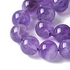 Natural Amethyst Beads Strands G-R446-10mm-21-A-8