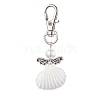 Angel Spiral Shell Pendant Decooration HJEW-JM01964-3