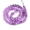Crackle Transparent Glass Beads Strands GLAA-N062-6mm-06-2