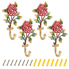 Alloy Enamel Hook Hangers DIY-WA0001-33-1