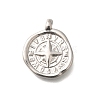 Anti-Tarnish 304 Stainless Steel Pendants STAS-I321-77P-1