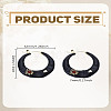 1Pair Alloy Rhinestone Hoop Earrings EJEW-LP0012-05A-2
