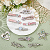 Zinc Alloy & Resin Hair Bobby Pins PHAR-SP0001-02-3